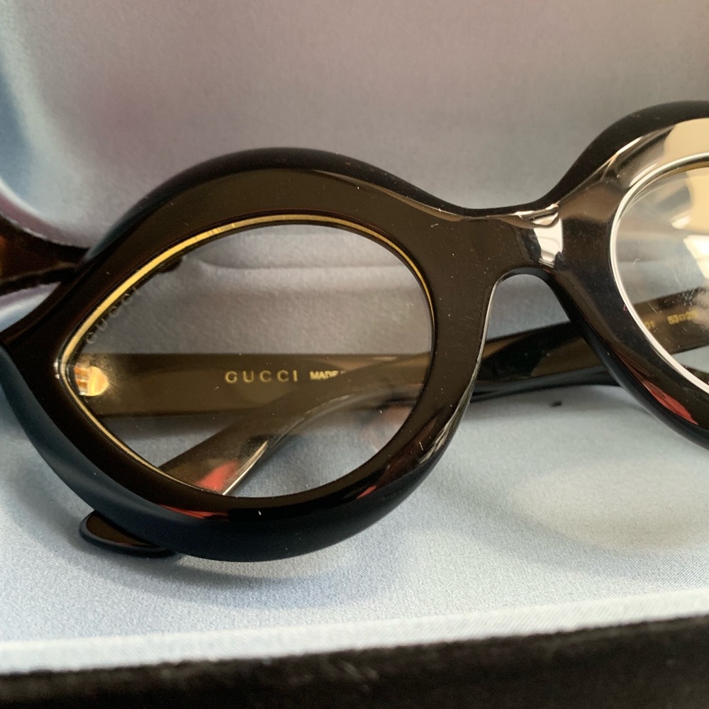 Authentic Gucci 53m Teardrop Acetate opt. Sunglass - Picture 3 of 8